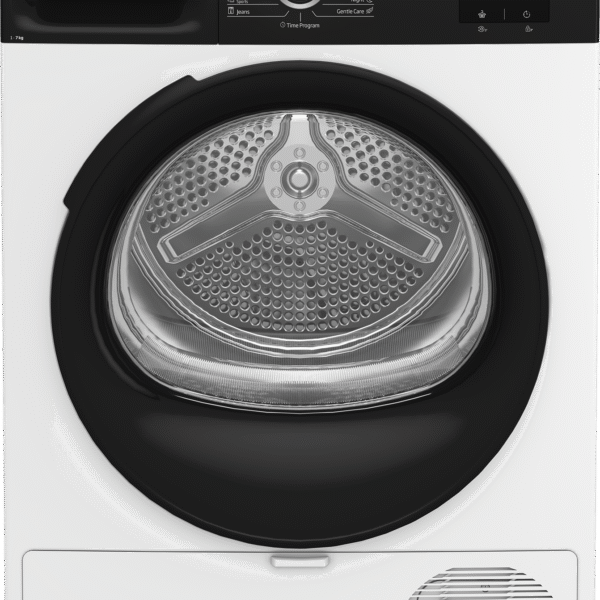 BEKO Dryer Machine | BM3T37249WBB | Energy efficiency class C | Front loading | 7 kg | Digital | Depth 54.5 cm | White