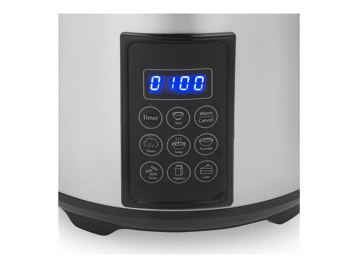 Tristar Digital Rice and Steam Cooker | RK-6138 | 900 W | 2.2 L | Number of programs 7 | Grey - Image 6