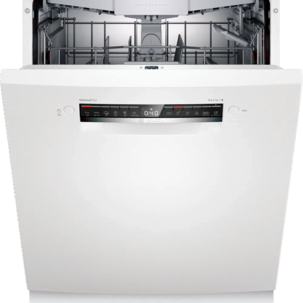 Bosch Dishwasher | SMU4HVW72S | Built-in | Width 60 cm | Number of place settings 13 | Number of programs 6 | Energy efficiency class E | Display | White