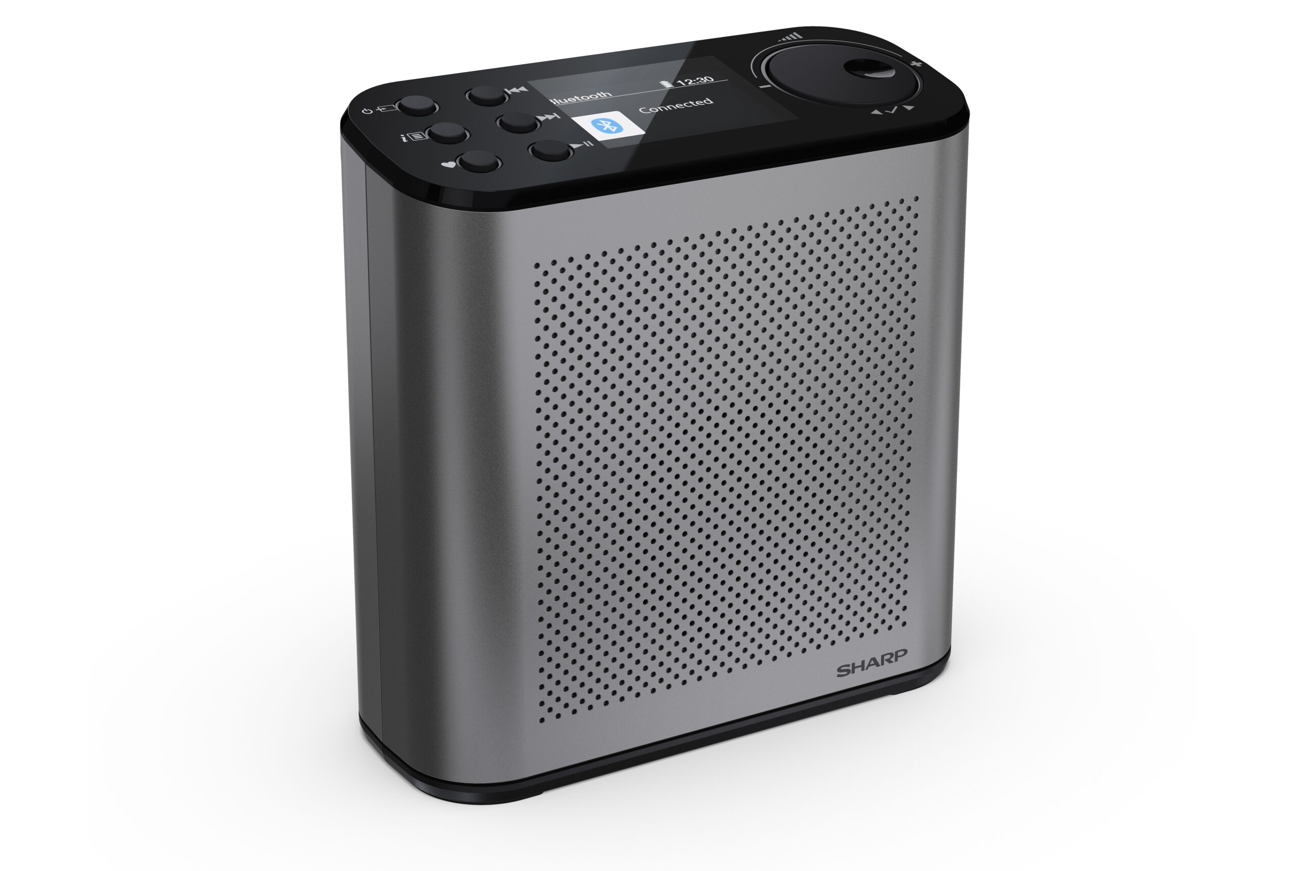 Sharp OSAKA Portable Digital Radio | DR-P530(GY) | USB port | Bluetooth | FM radio | Wireless connection - Image 5
