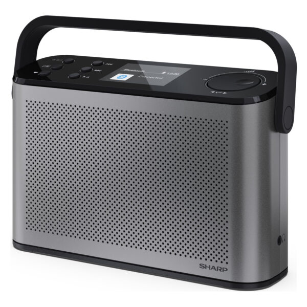 Sharp OSAKA Stereo Portable Digital Radio | DR-P540(GY) | USB port | Bluetooth | FM radio | Wireless connection