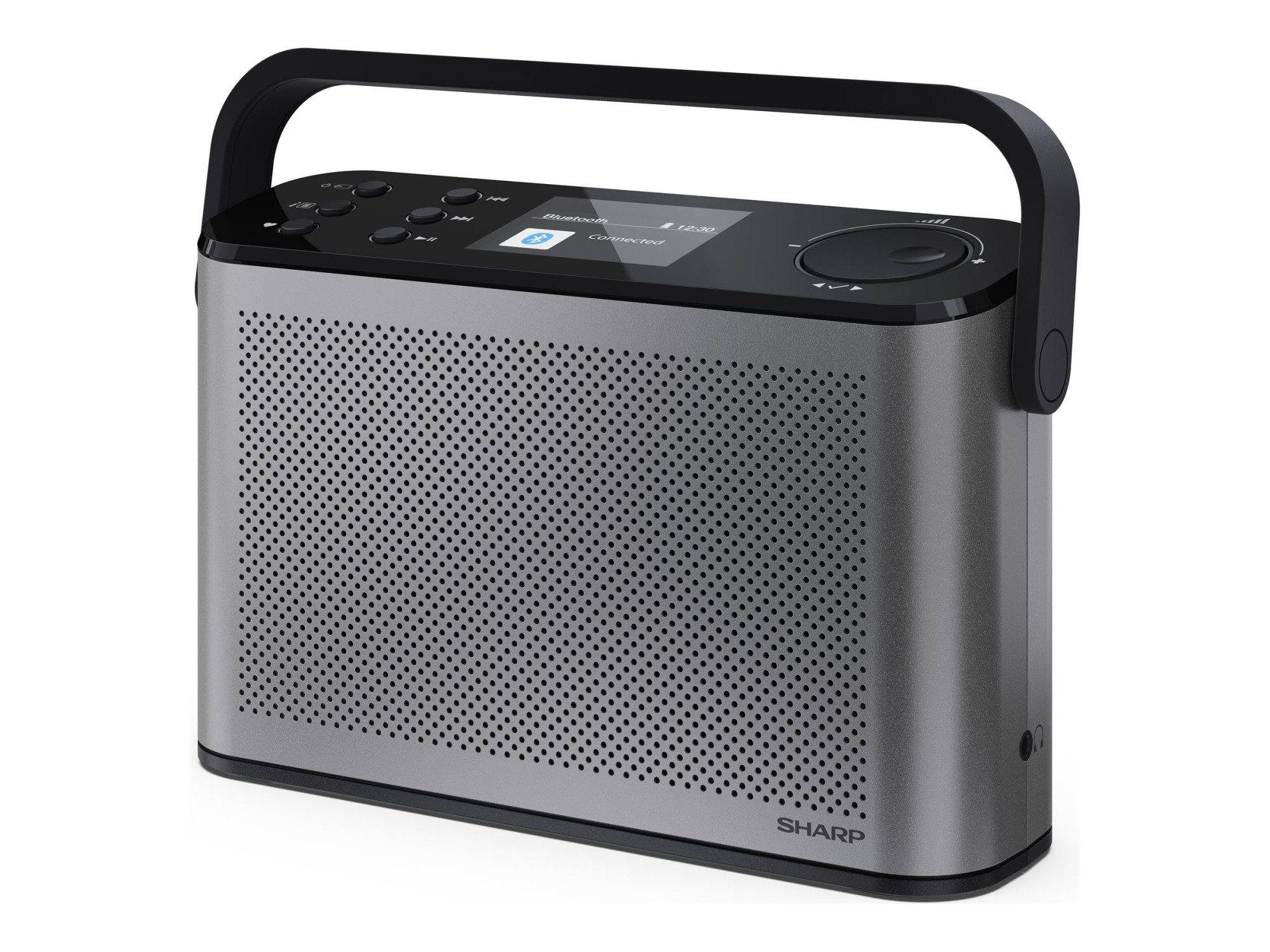 Sharp OSAKA Stereo Portable Digital Radio | DR-P540(GY) | USB port | Bluetooth | FM radio | Wireless connection