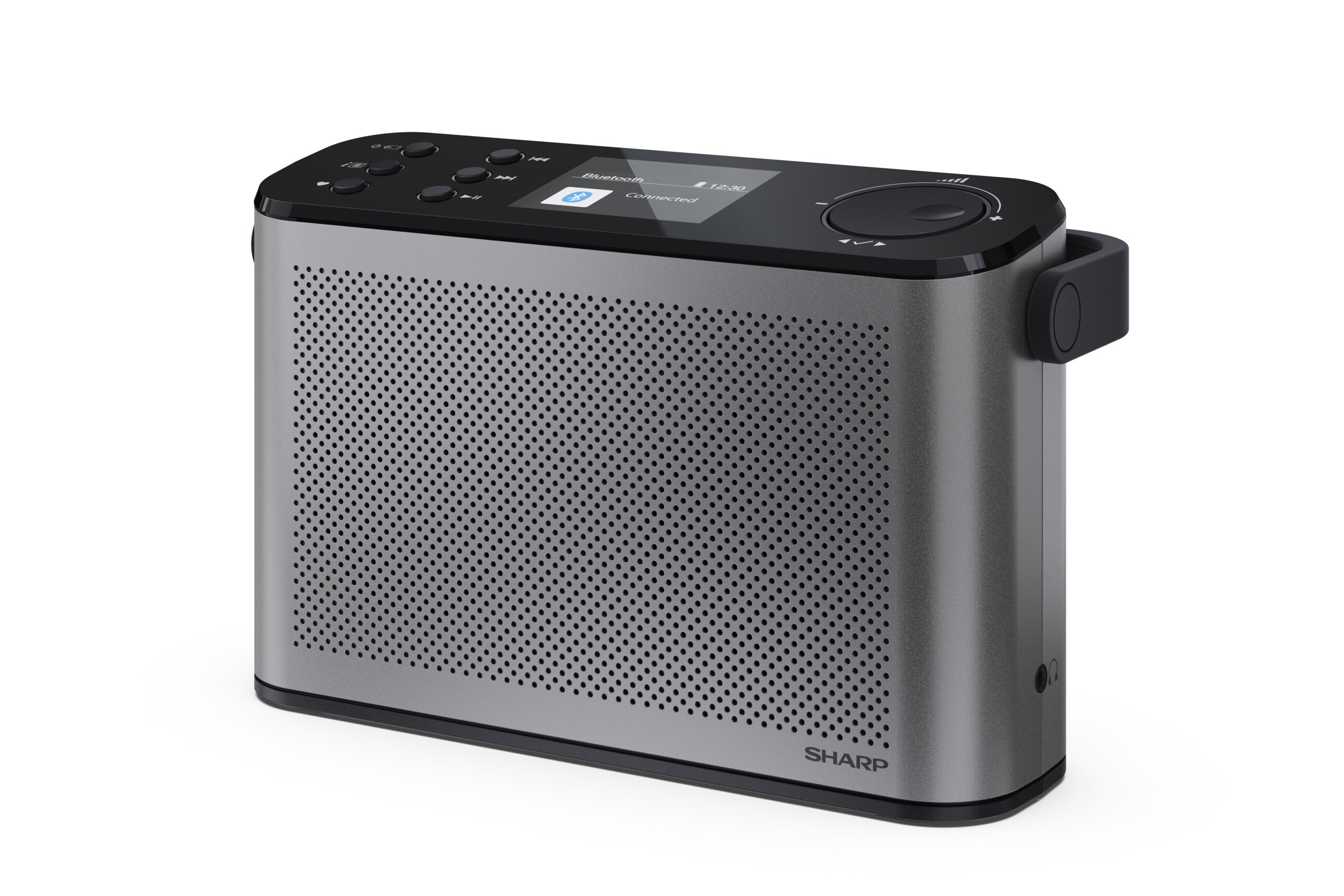 Sharp OSAKA Stereo Portable Digital Radio | DR-P540(GY) | USB port | Bluetooth | FM radio | Wireless connection - Image 5