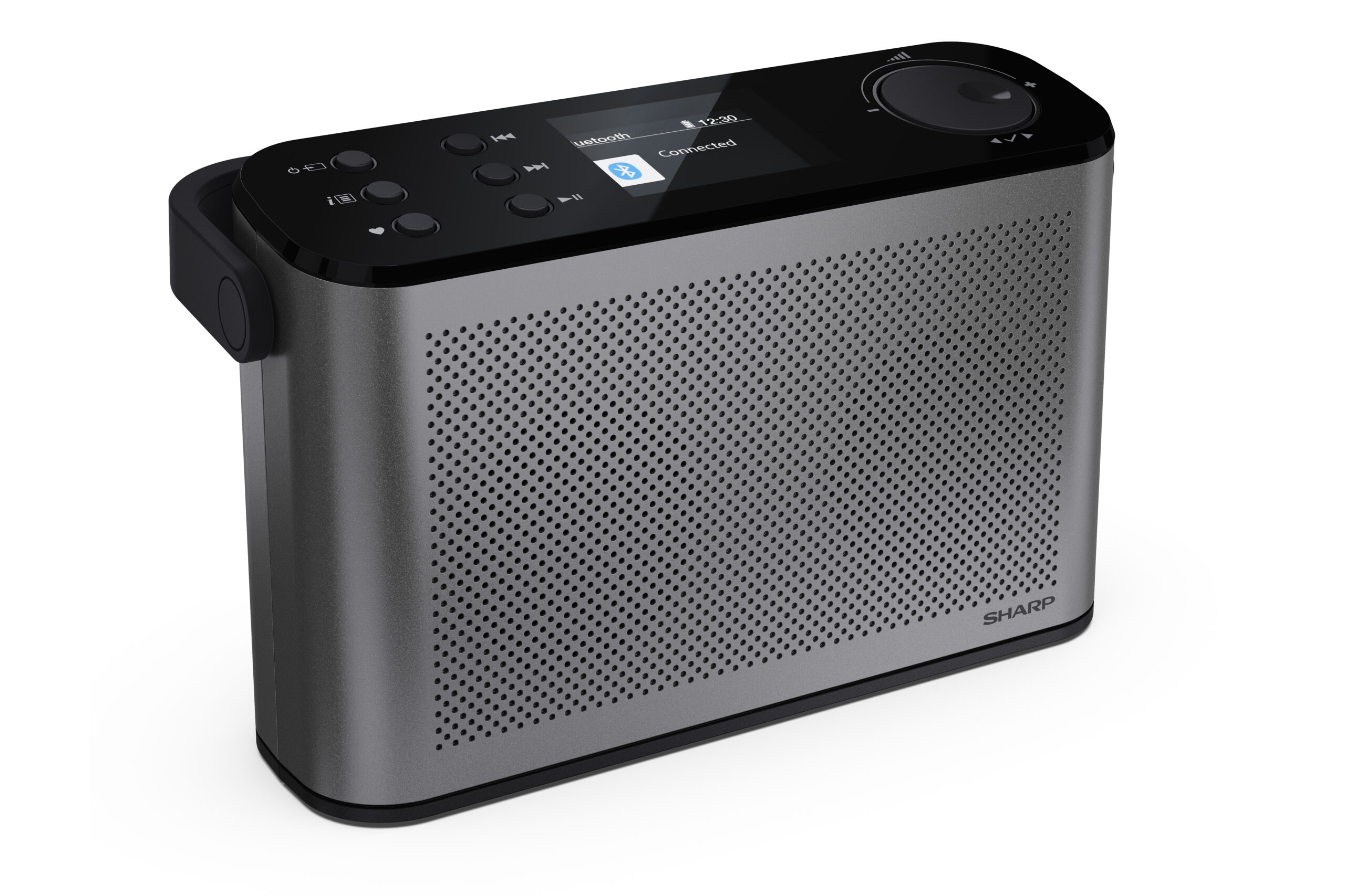 Sharp OSAKA Stereo Portable Digital Radio | DR-P540(GY) | USB port | Bluetooth | FM radio | Wireless connection - Image 7