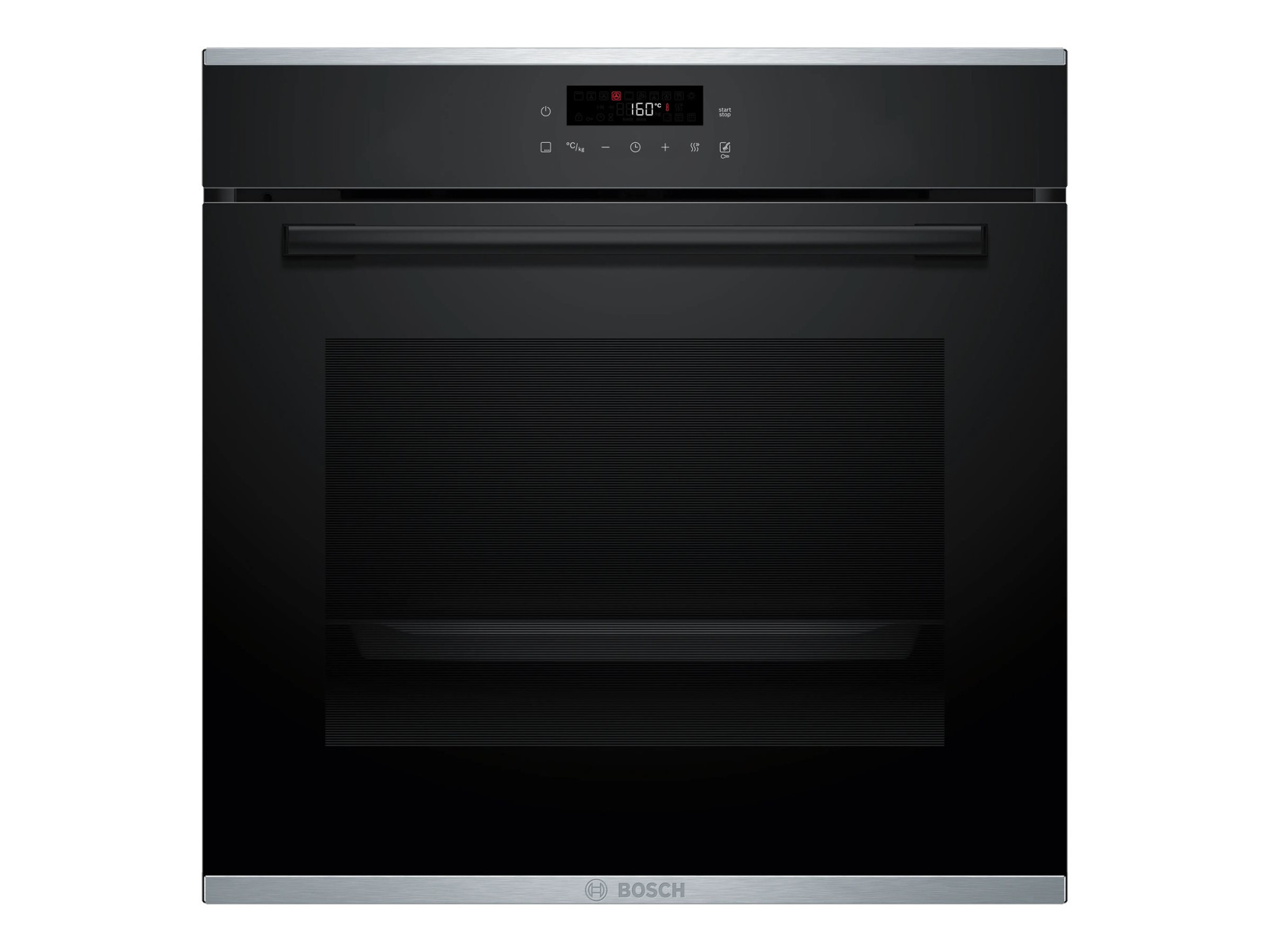 Bosch Oven | HBA272BB3 | 71 L | Electric | Pyrolysis/Hydrolytic | Touch control | Height 59.5 cm | Width 59.4 cm | Black - Image 2