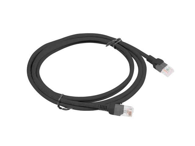 Lanberg | Patchcord CAT.6 UTP | PCU6-10CC-0200-BK | 2 m | Black - Image 3