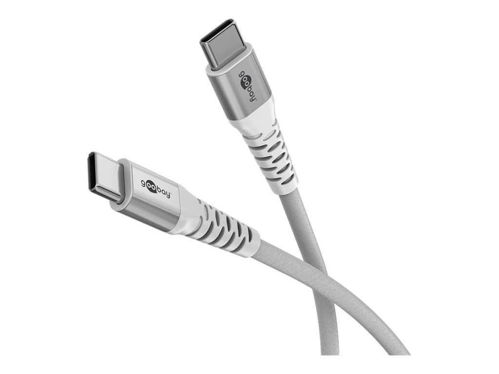 Goobay USB-C Supersoft Textile Cable with Metal Plugs | 70194 - Image 2