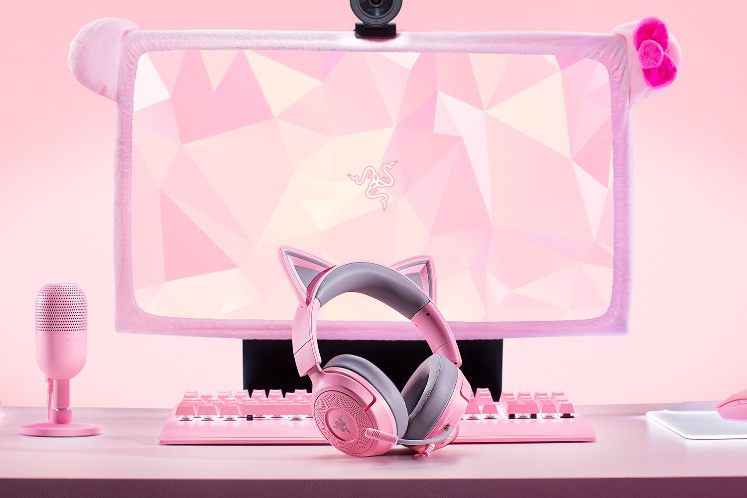 Razer Gaming Headset | Kraken Kitty V3 X | Wired | Over-Ear | Microphone | Quartz - Image 5