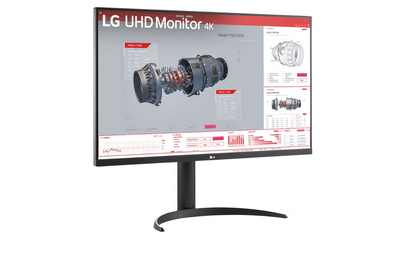 LG 32BR55UK-B | 31.5 " | VA | UHD | 16:9 | 60 Hz | 4 ms | 3840 x 2160 pixels | 250 cd/m² | HDMI ports quantity 2 - Image 2