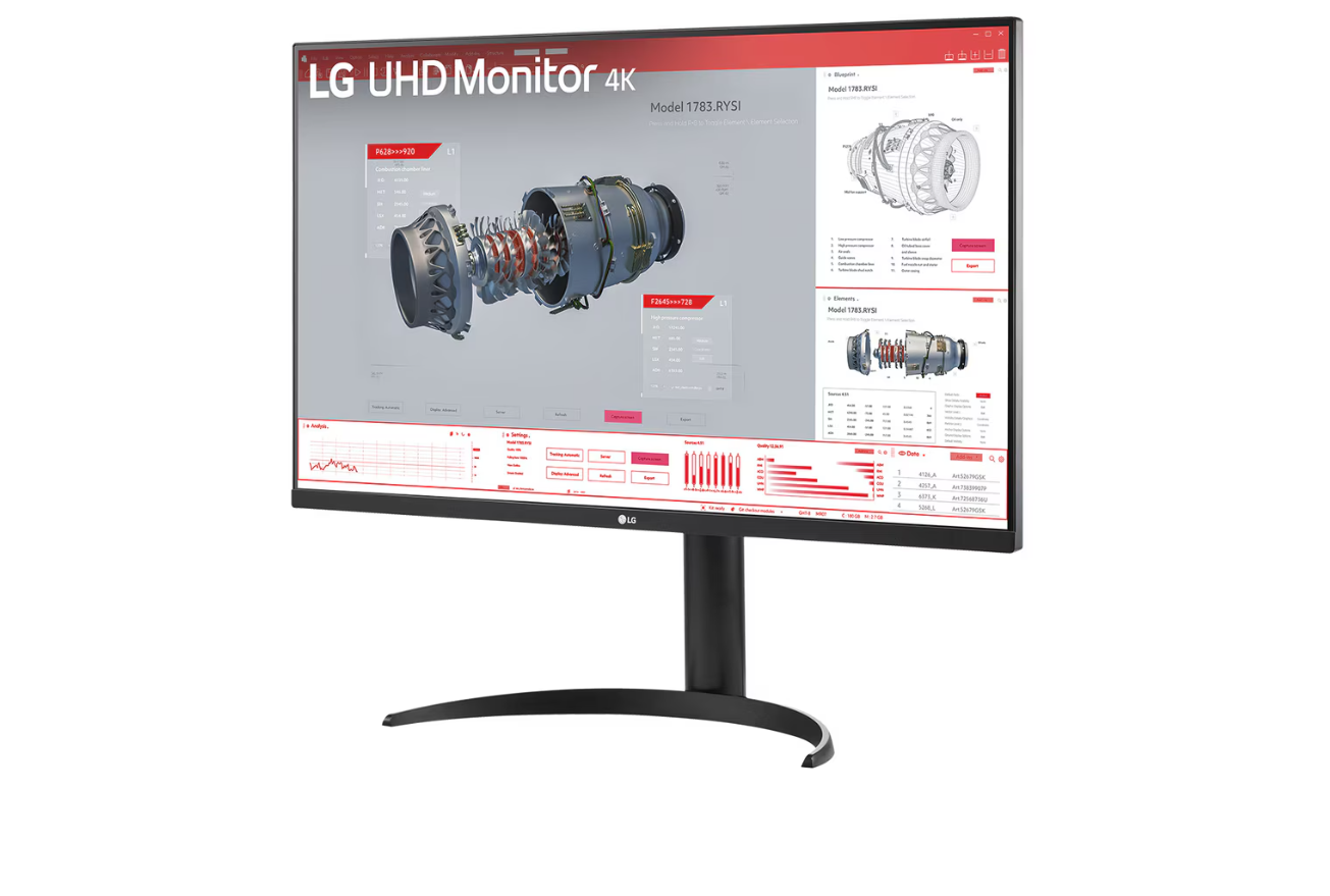 LG 32BR55UK-B | 31.5 " | VA | UHD | 16:9 | 60 Hz | 4 ms | 3840 x 2160 pixels | 250 cd/m² | HDMI ports quantity 2 - Image 4