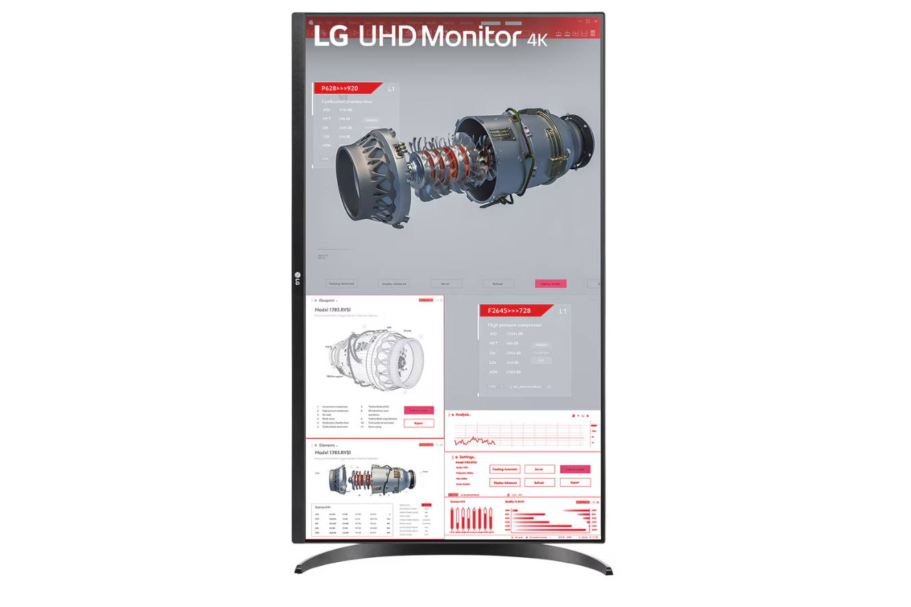 LG 32BR55UK-B | 31.5 " | VA | UHD | 16:9 | 60 Hz | 4 ms | 3840 x 2160 pixels | 250 cd/m² | HDMI ports quantity 2 - Image 9