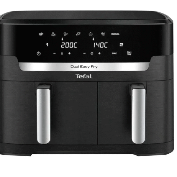 TEFAL | Air Fryer | EY942HE0 Easy Fry Dual XXL | Power 2700 W | Capacity 11 L | Black