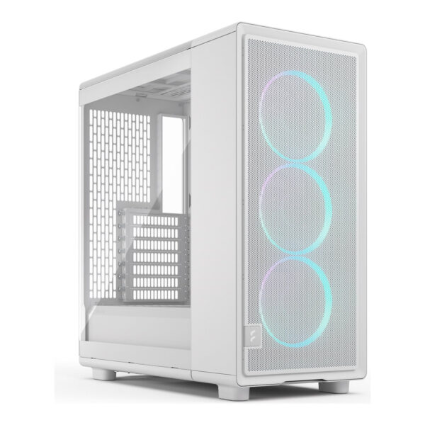 Fractal Design Case | Epoch | White TG RGB Clear Tint | ATX | Power supply included No
