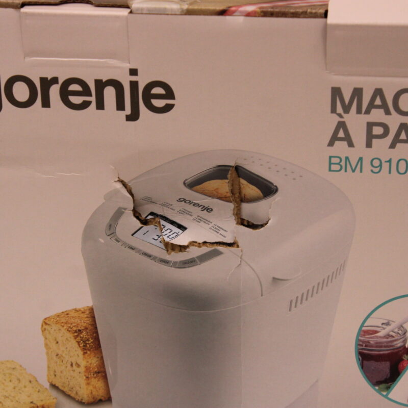 SALE OUT. Gorenje BM910WII Bread maker, Power 550 W, 15 programs, LCD display, White | Gorenje Bread maker | BM910WII | Power 550 W | Number of programs 15 | Display LCD | White | DAMAGED PACKAGING - Image 3