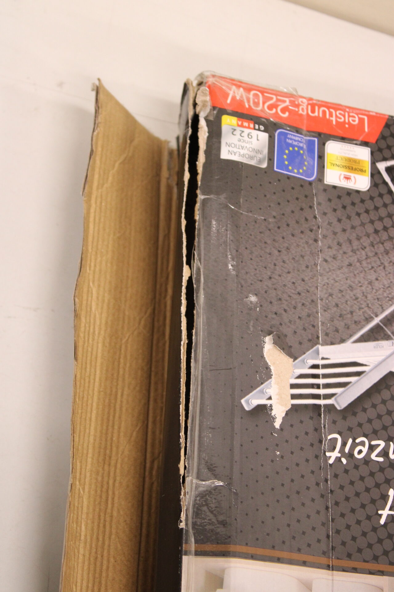 SALE OUT. Adler AD 7821 Foldable electric clothes drying rack, Silver/White | Adler Foldable electric clothes drying rack | AD 7821 | 220 W | Silver/White | DAMAGED PACKAGING, DENT ON FRAME - Image 3