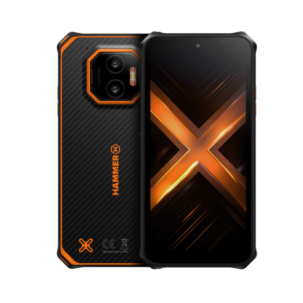 Hammer Energy X2 | Black/Orange | 6.1 " | IPS | 1560 x 720 pixels | Mediatek | Dimensity 6300 | Internal RAM 6 GB | 128 GB | microSD | Dual SIM | 4G | 5G | Main camera resolution 50 MP | Android | 15 | 5000 mAh