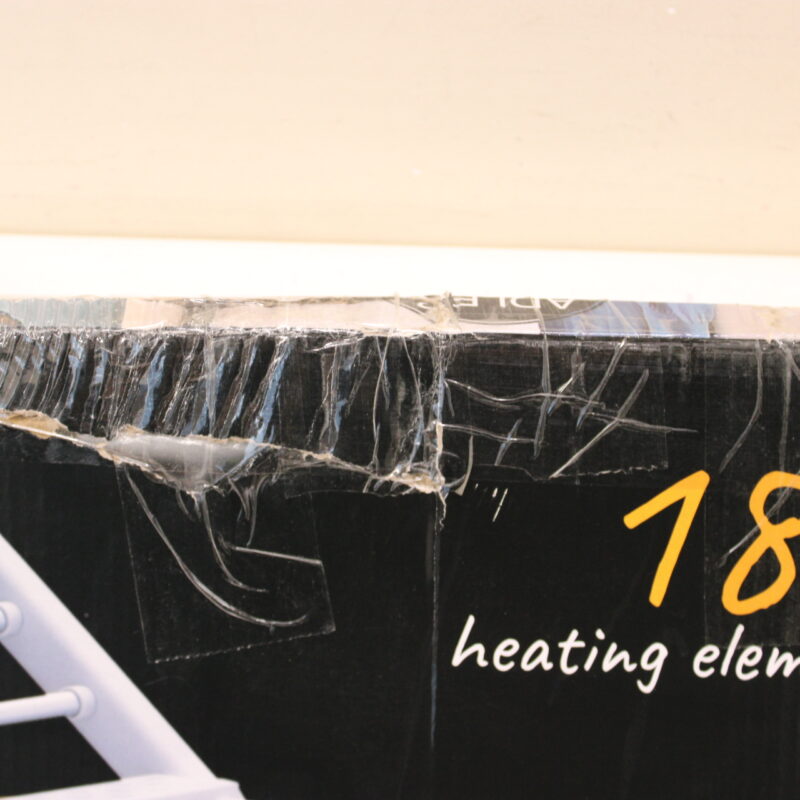 SALE OUT. Adler AD 7821 Foldable electric clothes drying rack, Silver/White | Adler Foldable electric clothes drying rack | AD 7821 | 220 W | Silver/White | DAMAGED PACKAGING, DENT ON FRAME - Image 4