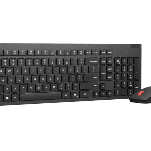 Lenovo Essential Wireless Combo Keyboard & Mouse Gen2 | Keyboard and Mouse Set | Wireless | Mouse included | US | Black