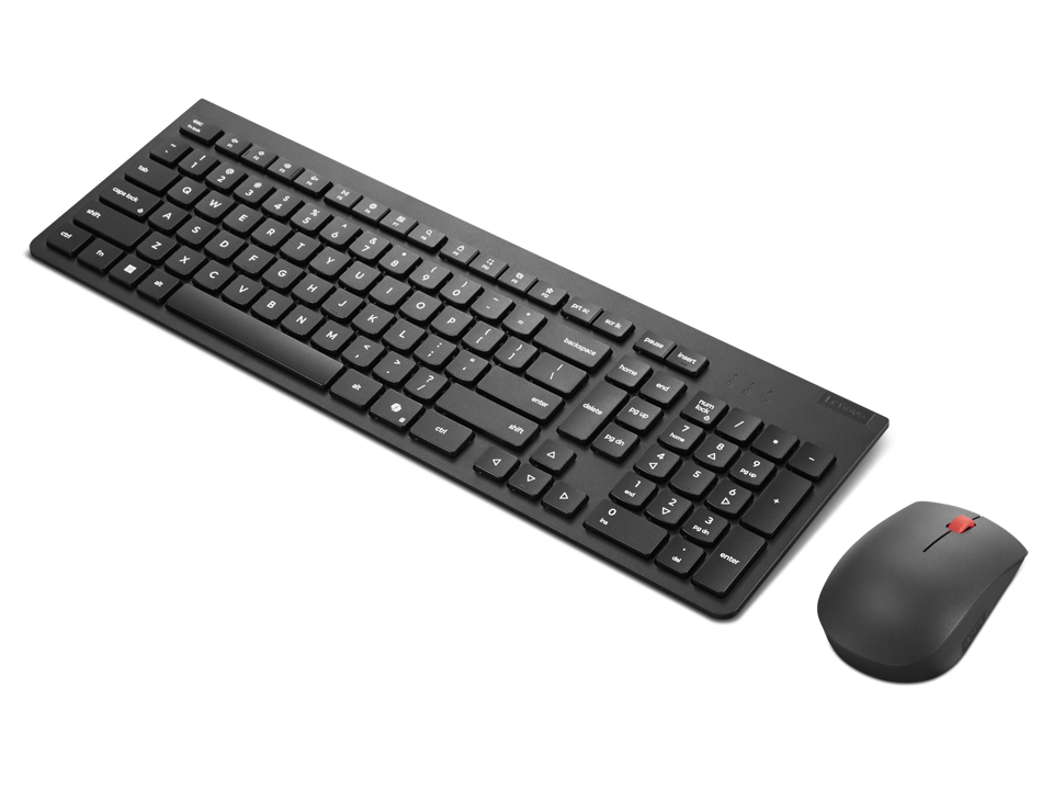 Lenovo Essential Wireless Combo Keyboard & Mouse Gen2 | Keyboard and Mouse Set | Wireless | Mouse included | US | Black - Image 2