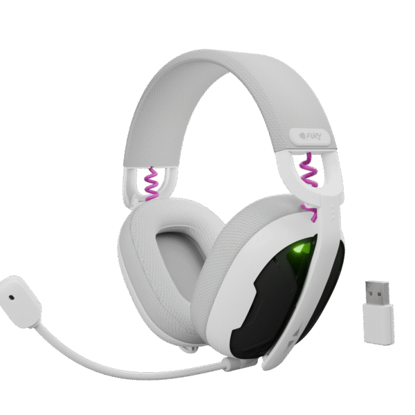 Genesis Gaming Headset | Fury Fukiya F6 | Bluetooth | Over-Ear | Microphone | Wireless | White