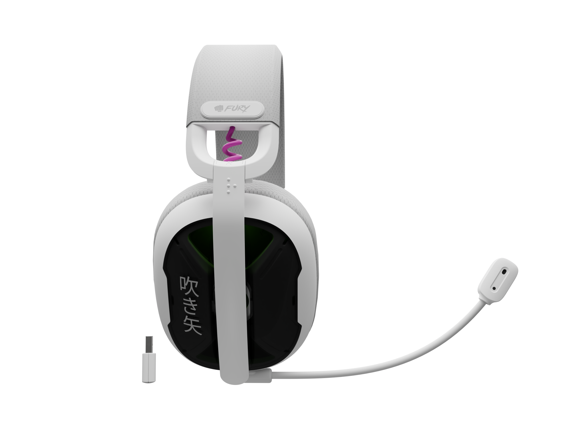 Genesis Gaming Headset | Fury Fukiya F6 | Bluetooth | Over-Ear | Microphone | Wireless | White - Image 7