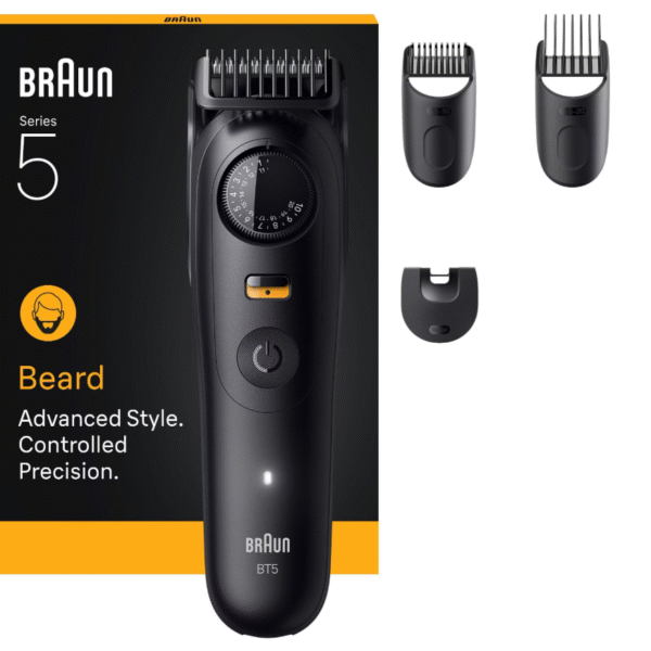Braun Beard Trimmer | Series 5 BT5520 | Cordless | Number of length steps 40 | Black