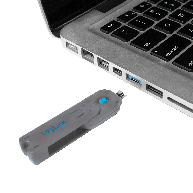 Logilink, USB port blocker (1x key and 8x locks), AU0045 | Logilink - Image 3