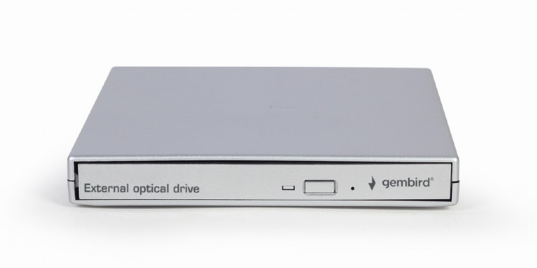 Gembird External USB DVD drive | DVD-USB-021-SV | Interface USB 2.0 | CD/DVD | CD read speed 24 x | CD write speed 24 x | Silver - Image 2
