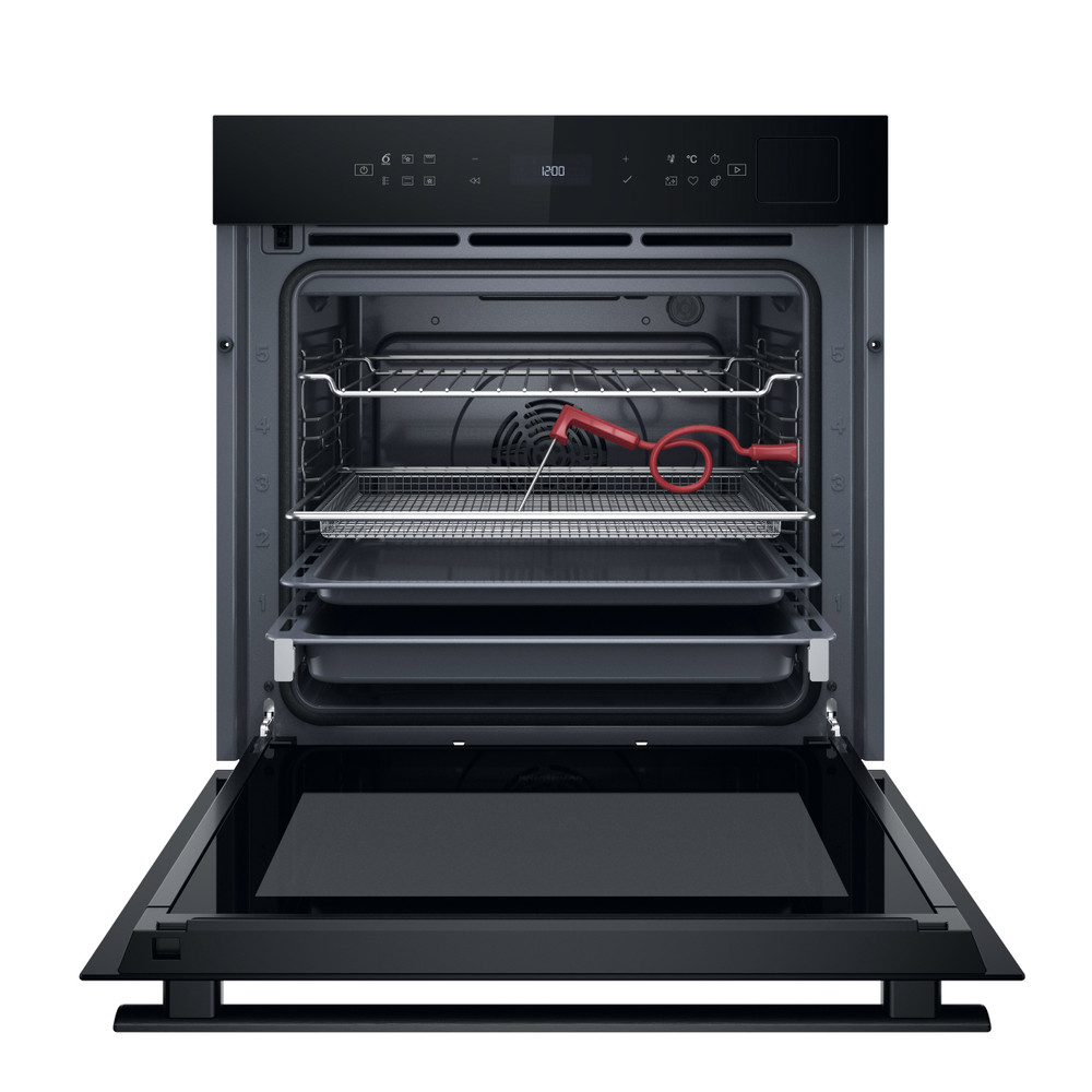 Whirlpool Oven | WOI6A8FPT1SBA | 73 L | Electric | Pyrolytic/Hydrolytic | Electronic | Steam function | Height 59.7 cm | Width 59.5 cm | Black - Image 3