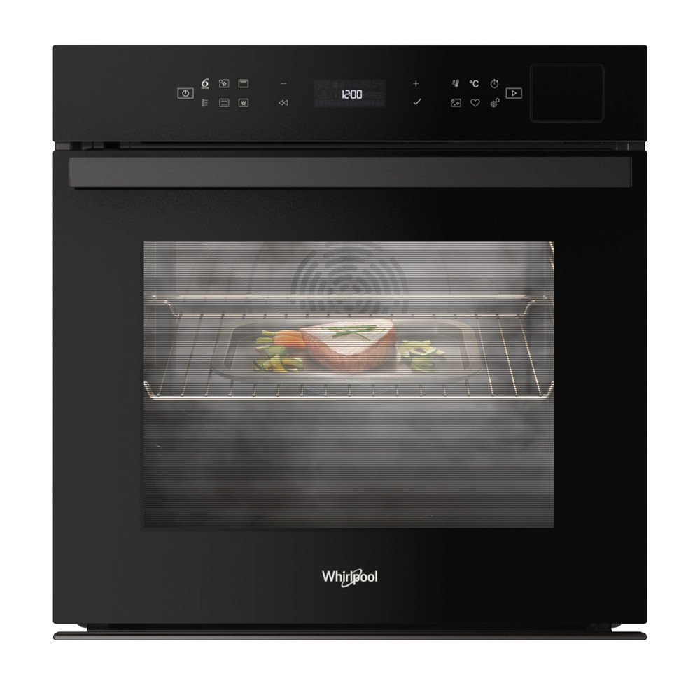 Whirlpool Oven | WOI6A8FPT1SBA | 73 L | Electric | Pyrolytic/Hydrolytic | Electronic | Steam function | Height 59.7 cm | Width 59.5 cm | Black - Image 7