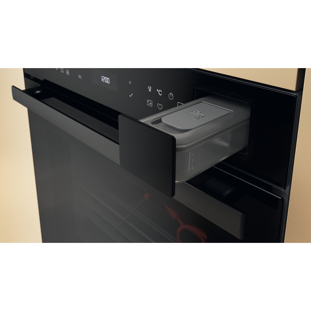 Whirlpool Oven | WOI6A8FPT1SBA | 73 L | Electric | Pyrolytic/Hydrolytic | Electronic | Steam function | Height 59.7 cm | Width 59.5 cm | Black - Image 9