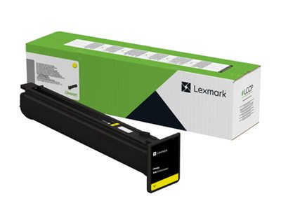 Lexmark 77L2HY0 Yellow High Capacity Return Programme Toner Cartridge (46.9K Pages) for Lexmark CS963, CX961, CX962, CX963 Printers | Lexmark