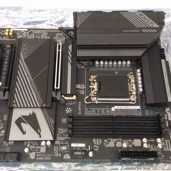 SALE OUT. GIGABYTE B760 AORUS ELITE 1.0 M/B | Gigabyte B760 AORUS ELITE 1.0 M/B | Processor family Intel | Processor socket LGA1700 | DDR5 DIMM | Memory slots 4 | Supported hard disk drive interfaces SATA, M.2 | Number of SATA connectors 4 | Chipset Intel B760 Express | ATX | USED, REFURBISHED, WITHOUT ACCESSORIES, ONLY BACKPLATE INCLUDED