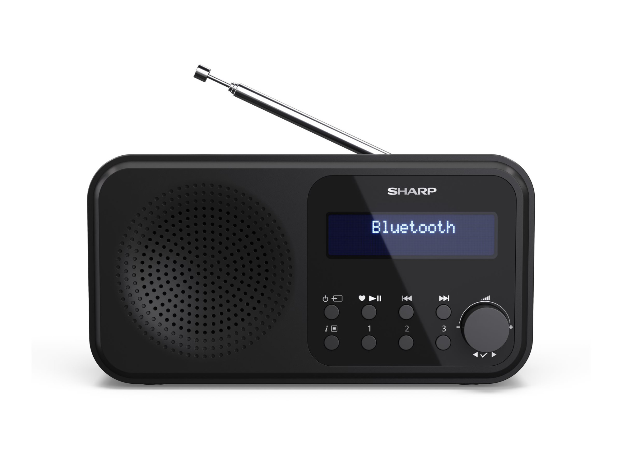 Sharp DR-P420(BK) Tokyo Portable Digital Radio, FM/DAB/DAB+, Bluetooth 5.0, USB or Battery Powered, Midnight Black | Sharp | Tokyo Portable Digital Radio | DR-P420(BK) | Bluetooth | Midnight Black - Image 9