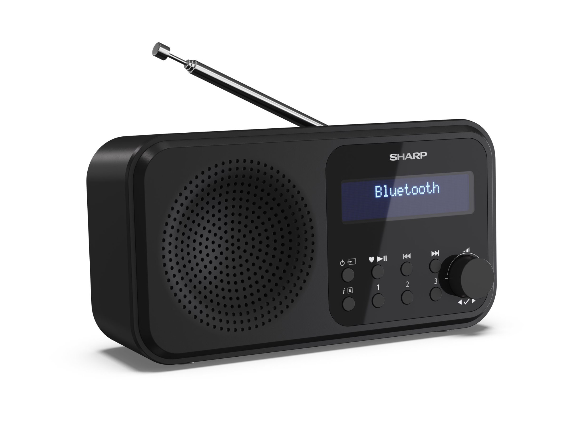 Sharp DR-P420(BK) Tokyo Portable Digital Radio, FM/DAB/DAB+, Bluetooth 5.0, USB or Battery Powered, Midnight Black | Sharp | Tokyo Portable Digital Radio | DR-P420(BK) | Bluetooth | Midnight Black - Image 10