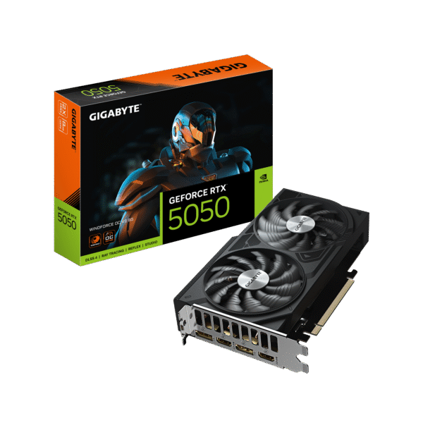 Gigabyte GeForce RTX 5050 WINDFORCE OC V2 8G | NVIDIA | 8 GB | GeForce RTX 5050 | GDDR6 | HDMI ports quantity 2 | PCI-E 5.0
