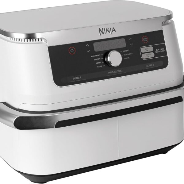 NINJA | Dual Air Fryer | Foodi FlexDrawer AF500EUWH | Capacity 10.4 L | DualZone | White