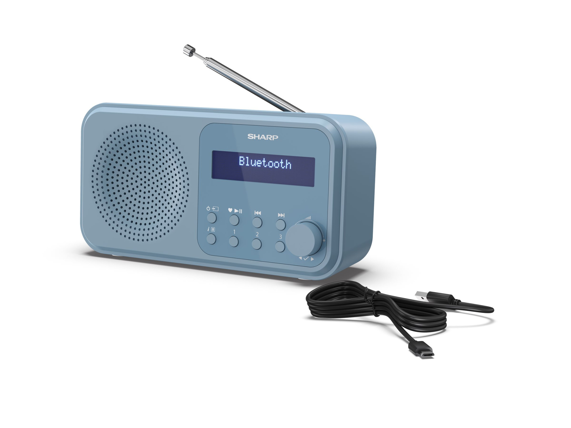 Sharp | Tokyo Digital Radio | DR-P420(BL) | Bluetooth | Blue | Portable | Wireless connection - Image 7