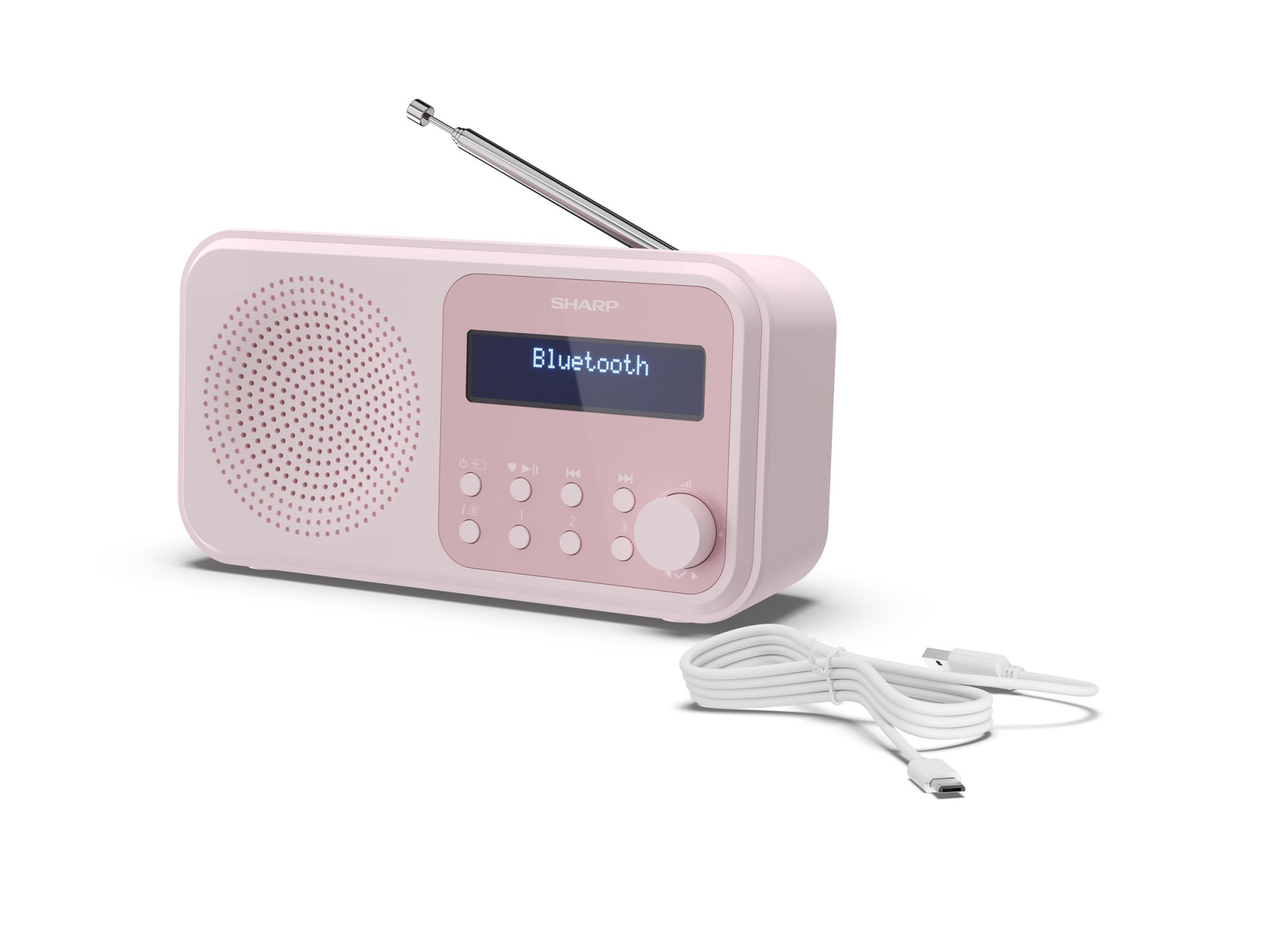 Sharp | Tokyo Digital Radio | DR-P420(PK) | Bluetooth | Pink | Portable | Wireless connection - Image 5