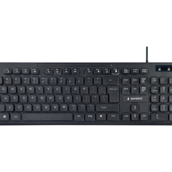 Gembird | "Rainbow" Backlight Multimedia Keyboard | KB-UML-02 | Keyboard | Wired | US | Black | N/A