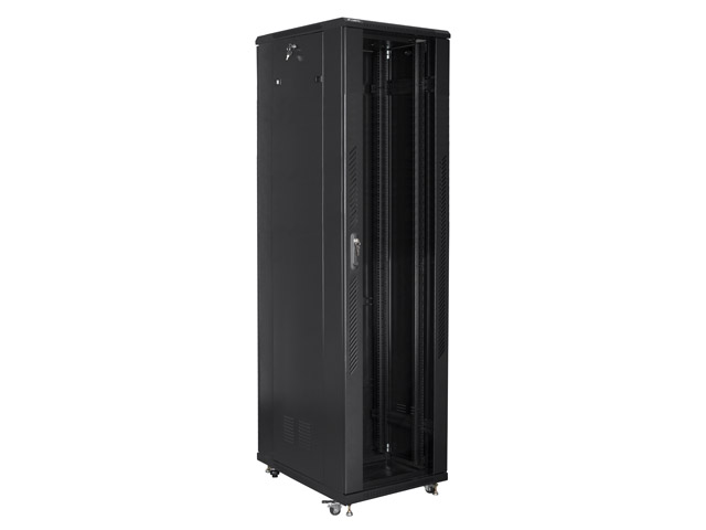 Lanberg | Rack cabinet 19" free-standing 37U/800x800 (flat pack) | FF01-8837-12B | Black - Image 4