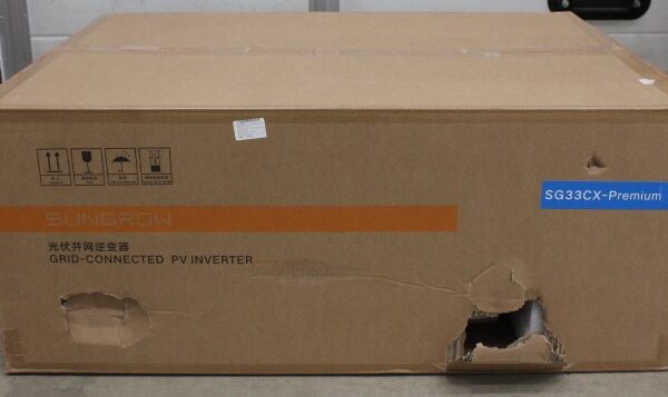 SALE OUT. Sungrow Inverter On-Grid C&I SG33CX 1000Vdc 33kW 3MPPT | SUNGROW Inverter On-Grid C&I SG33CX 1000Vdc 33kW 3MPPT | ASG01342 | DAMAGED PACKAGING, SCRATCHED PAINT ON CORPUS