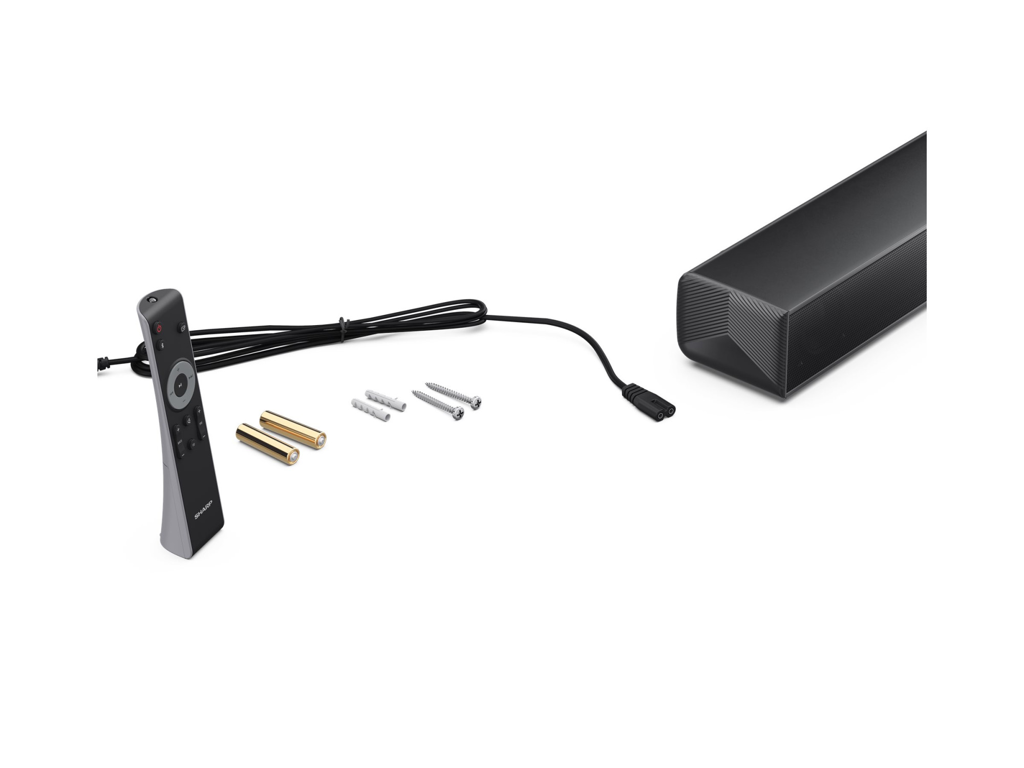 Sharp Compact 2.0 Soundbar | HT-SB121 | 120 W | Bluetooth | Black | Wireless connection - Image 6