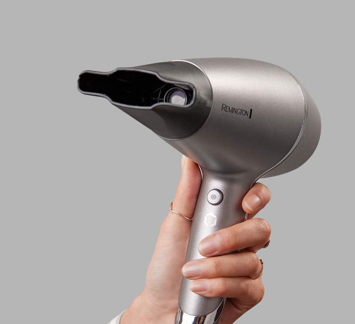 Remington Hair dryer | AC9800 Proluxe You Adaptive | 2400 W | Number of temperature settings 3 | Ionic function | Diffuser nozzle | Silver - Image 4