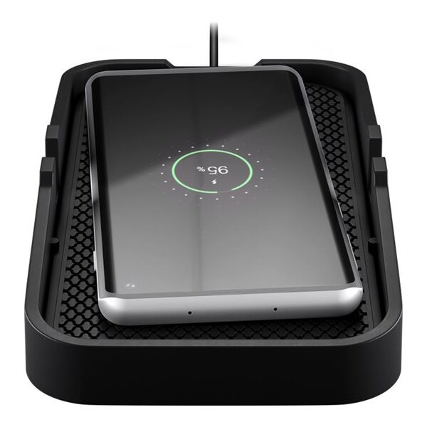 Goobay 60471 Wireless Vehicle Fast Charger 15 W, Black | Goobay