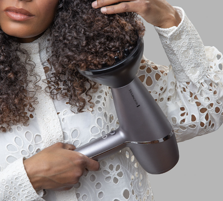 Remington Hair dryer | AC9800 Proluxe You Adaptive | 2400 W | Number of temperature settings 3 | Ionic function | Diffuser nozzle | Silver - Image 5