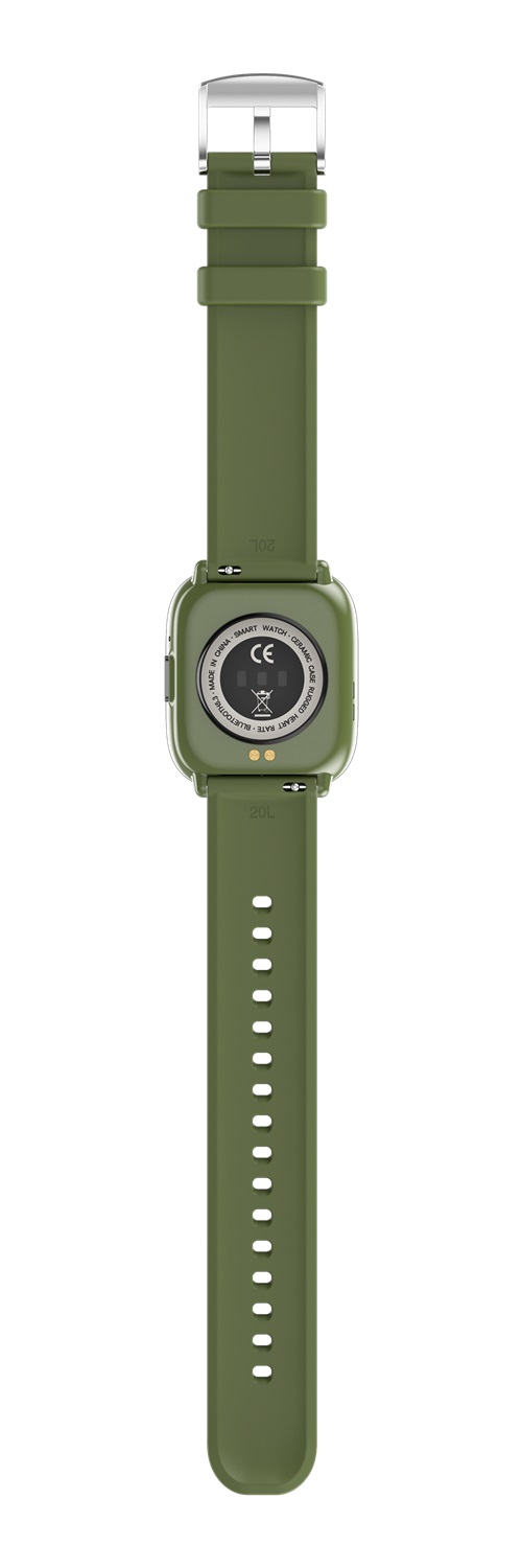 myPhone Watch Pastel | Smart watch | AMOLED | 1.75" | Waterproof | Silver Green - Image 12