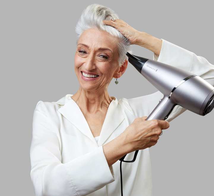 Remington Hair dryer | AC9800 Proluxe You Adaptive | 2400 W | Number of temperature settings 3 | Ionic function | Diffuser nozzle | Silver - Image 6