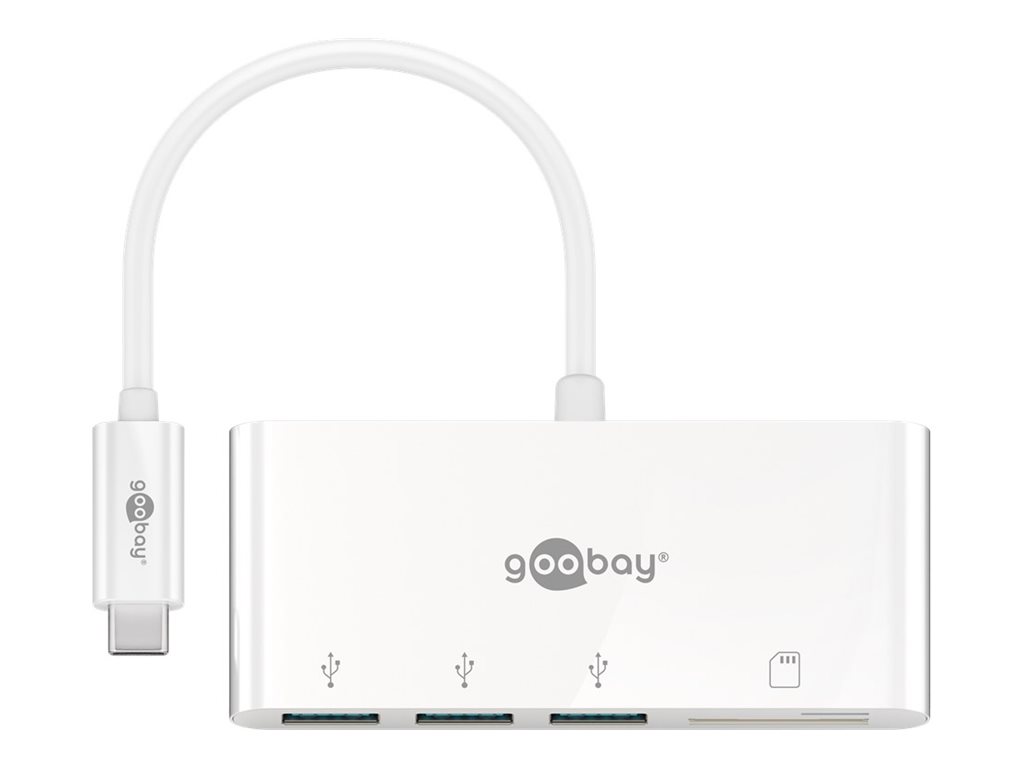 Goobay USB-C Multiport Adapter to 3x USB-A, Cardreader | 40759 - Image 2