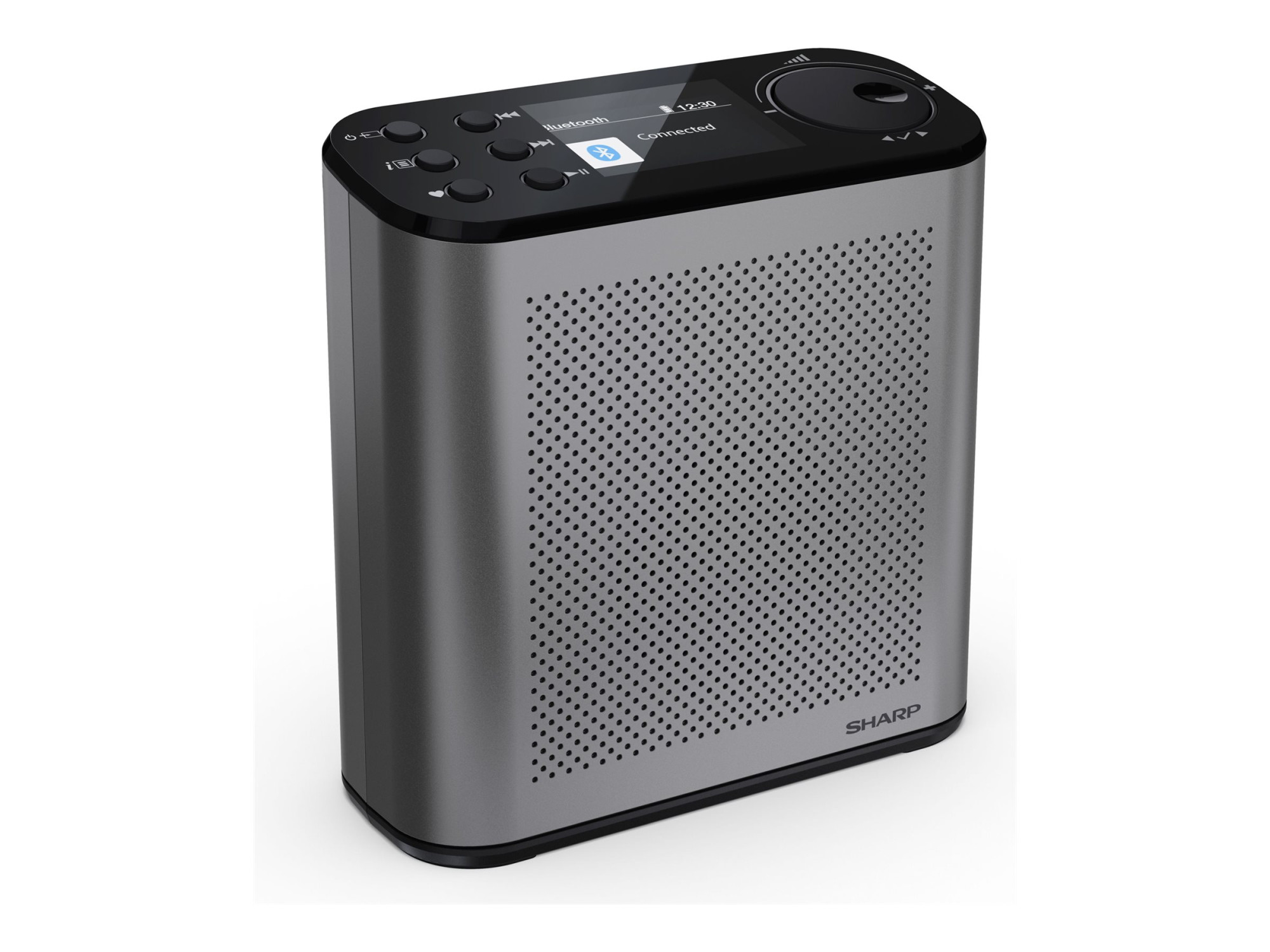 Sharp OSAKA Portable Digital Radio | DR-P530(GY) | USB port | Bluetooth | FM radio | Wireless connection - Image 6